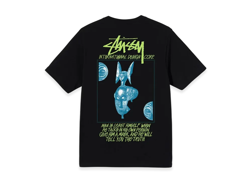 Stussy Masked Tee "Black"