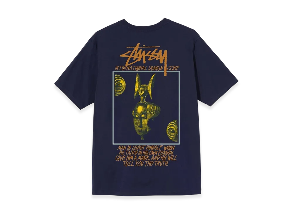 Stussy Masked Tee "Navy"