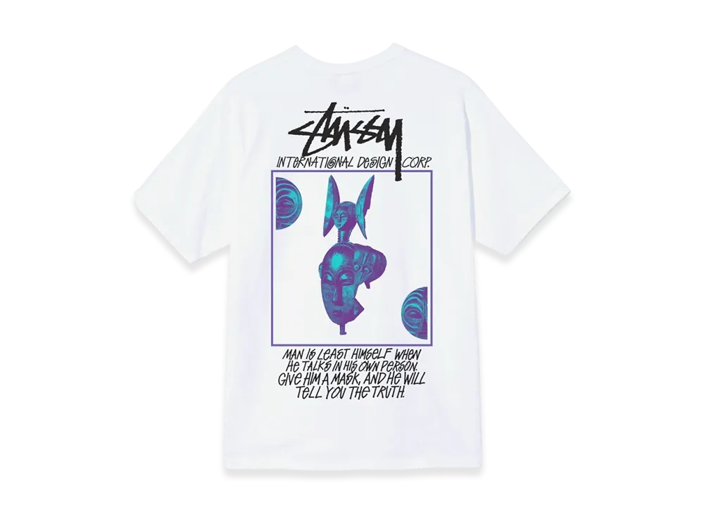 Stussy Masked Tee "White"