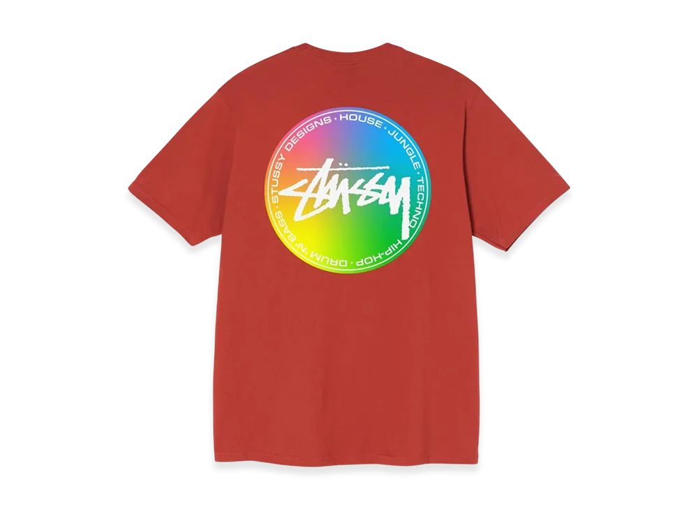 Stussy Dot Mix Tee "Brick"