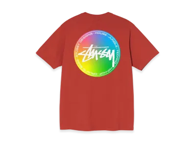 Stussy Dot Mix Tee "Brick"