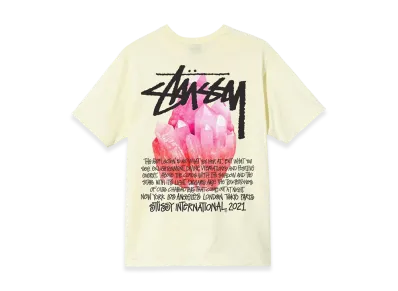 Stussy Reflection Tee "Pale Yellow"