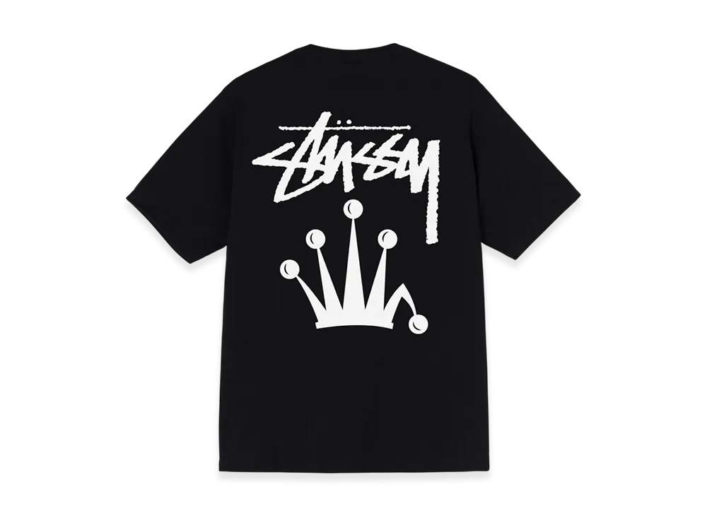 Stussy Stock Crown Tee "Black"