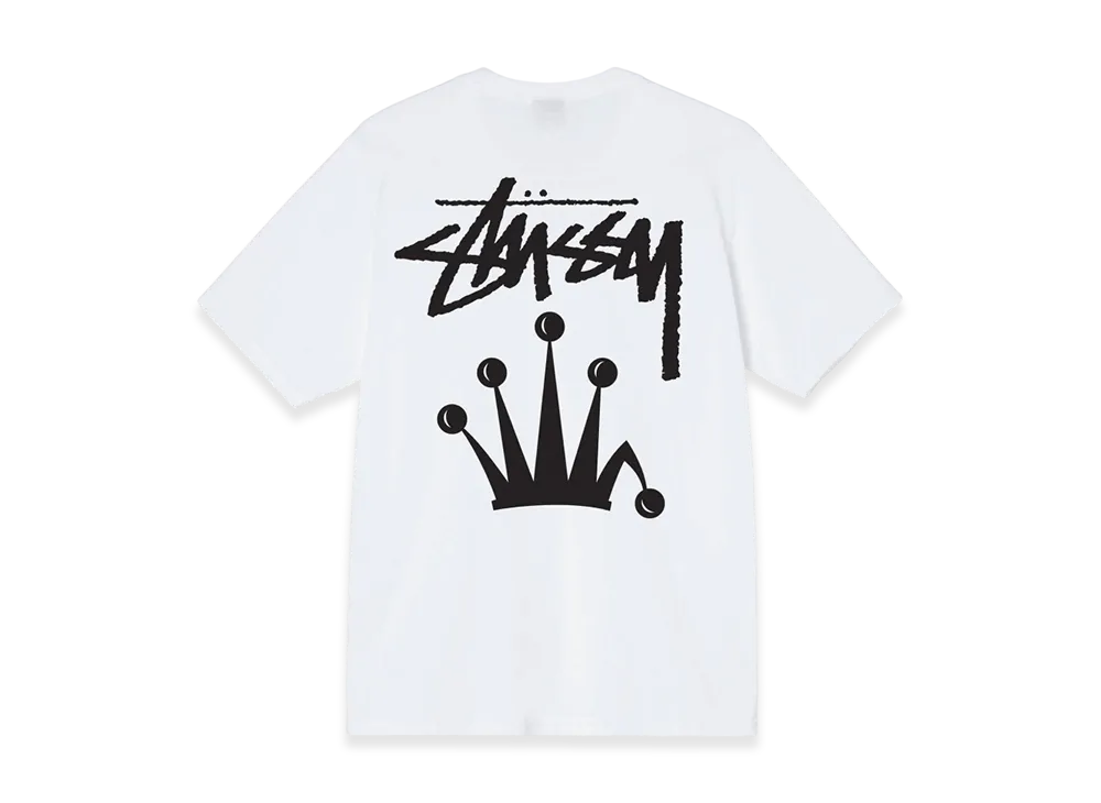 Stussy Stock Crown Tee "White"