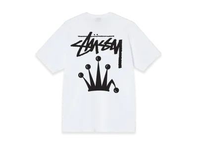 Stussy Stock Crown Tee "White"