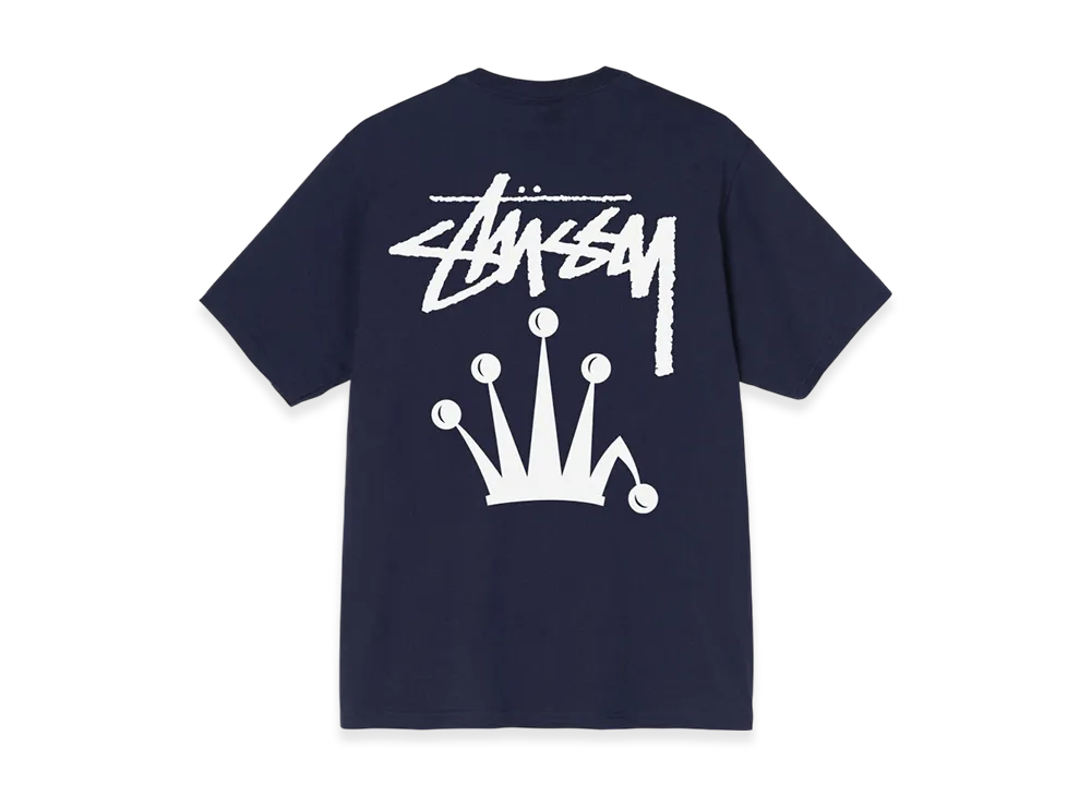 Stussy Stock Crown Tee "Navy"