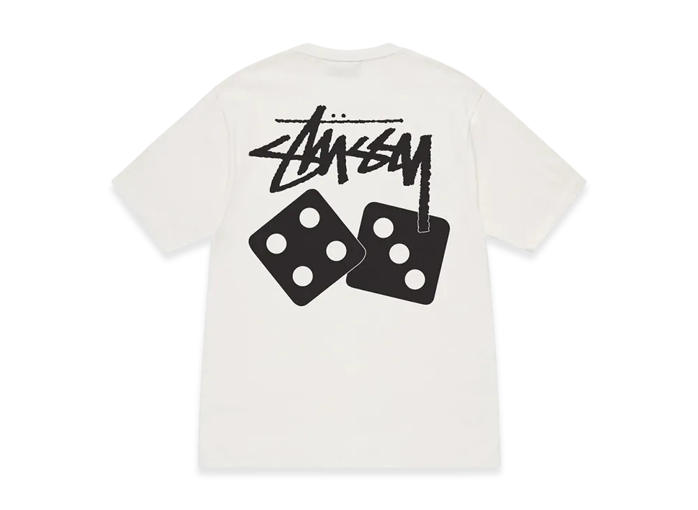 Stussy Dice Pigment Dyed Tee "Natural"