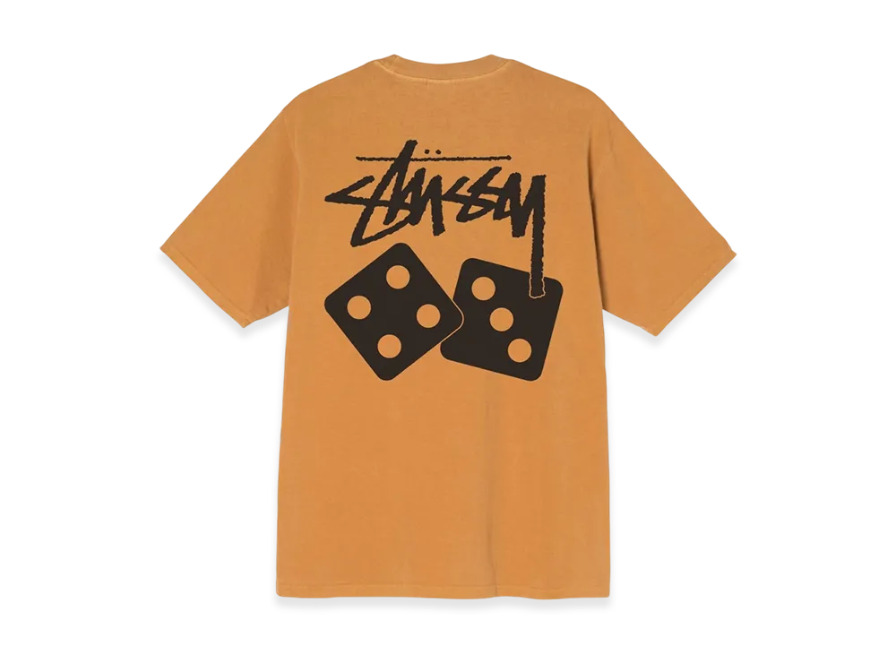 Stussy Dice Pigment Dyed Tee "Copper"