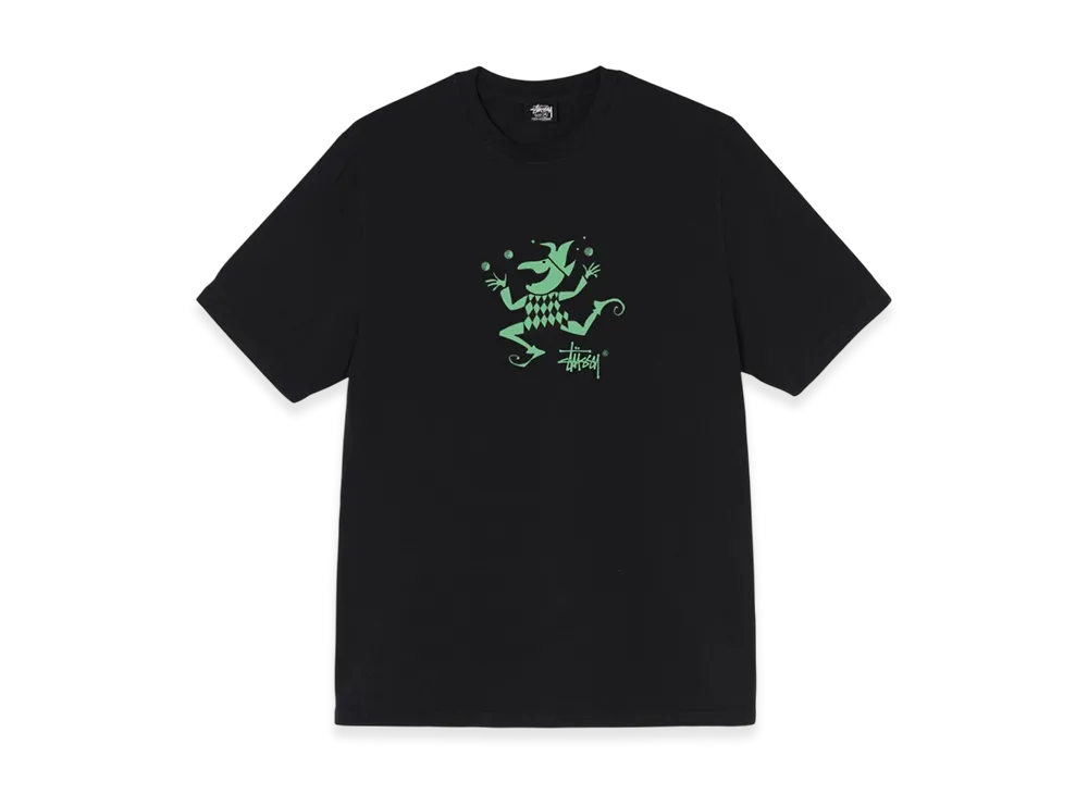 Stussy Juggler Pigment Dyed Tee "Black"