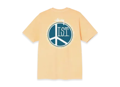 Stussy Peace Dot Pigment Dyed Tee "Peach"