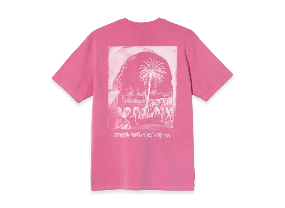 Stussy Spot in The Sun Pig Dyed Tee "Pink"