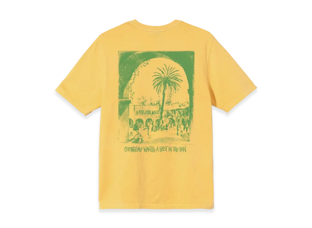 Stussy Spot in The Sun Pig Dyed Tee "Yellow"