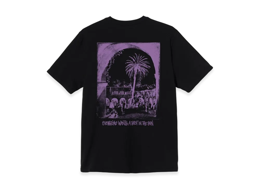 Stussy Spot in The Sun Pig Dyed Tee "Black"