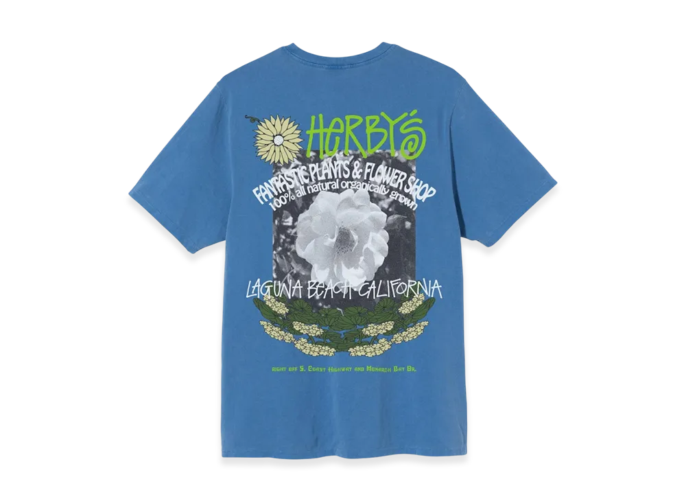 Stussy Herby's Dyed Tee "Blue"