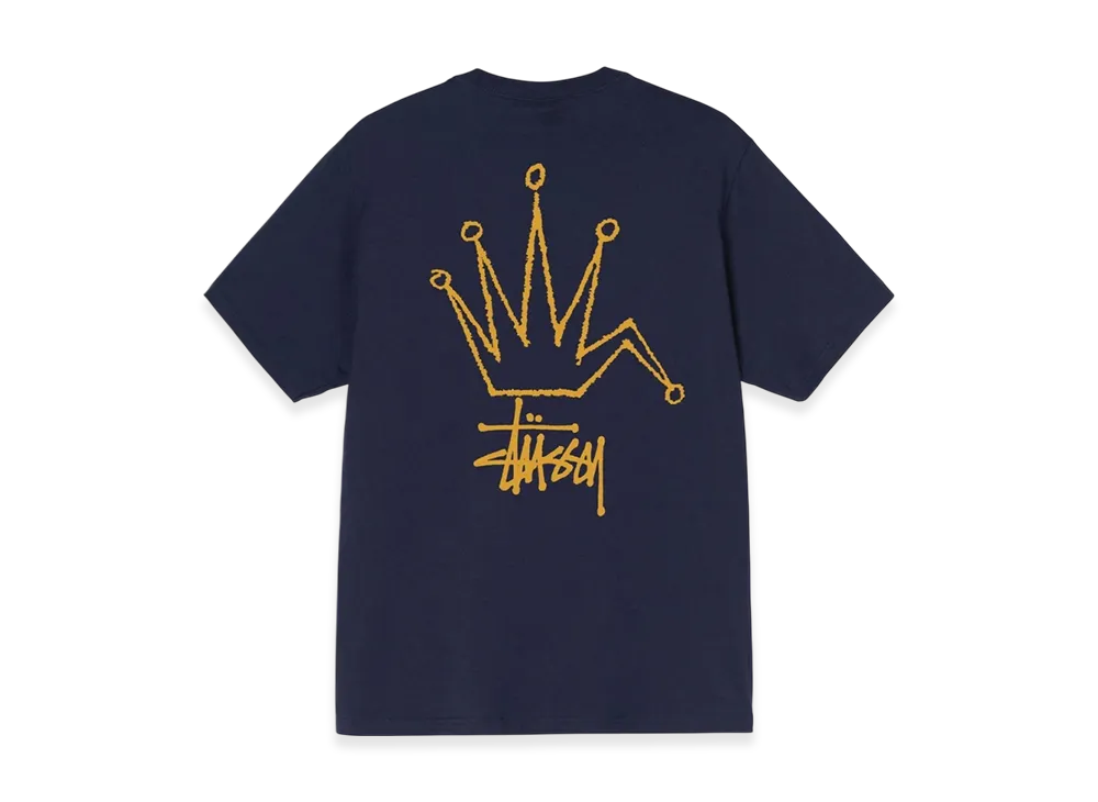 Stussy Broken Crown Tee "Navy"