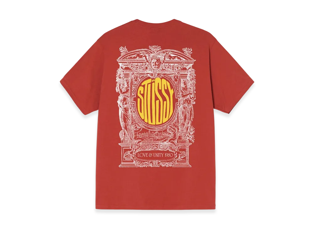 Stussy Love & Unity Tee "Brick"