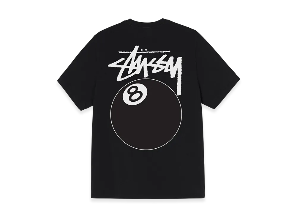 Stussy 8 Ball Pigment Dyed Tee - 21FW "Black"