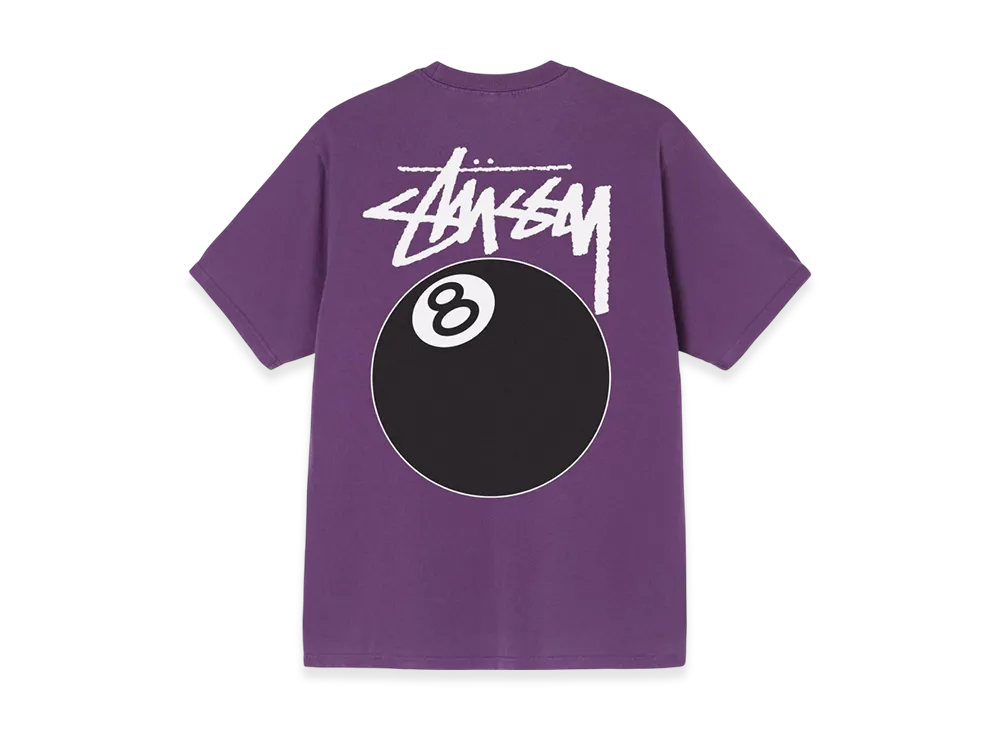Stussy 8 Ball Pigment Dyed Tee - 21FW "Purple"