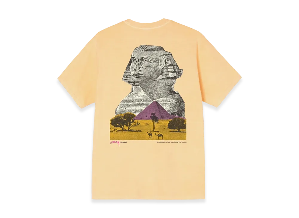 Stussy Sphinx Pigment Dyed Tee "Peach"