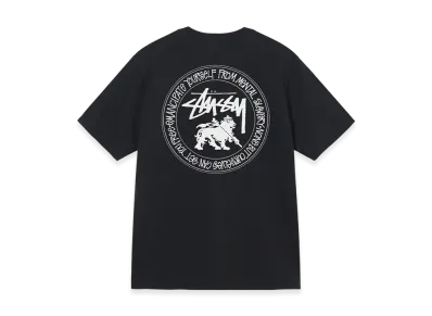 Stussy Lion Dot Pigment Dyed Tee "Black"