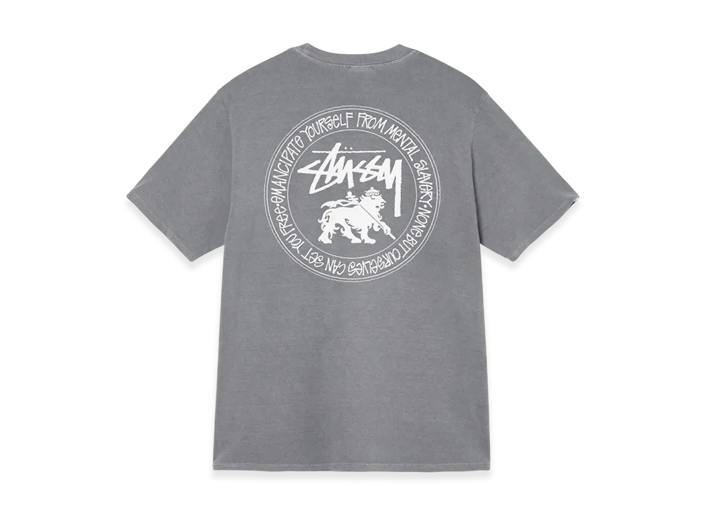 Stussy Lion Dot Pigment Dyed Tee "Grey"