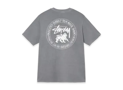 Stussy Lion Dot Pigment Dyed Tee "Grey"