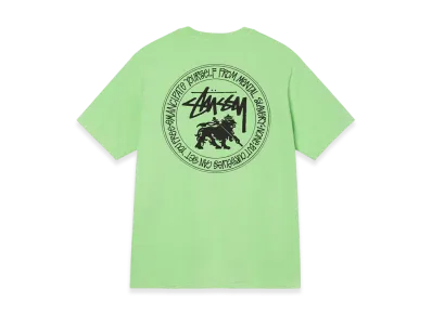 Stussy Lion Dot Pigment Dyed Tee "Green"