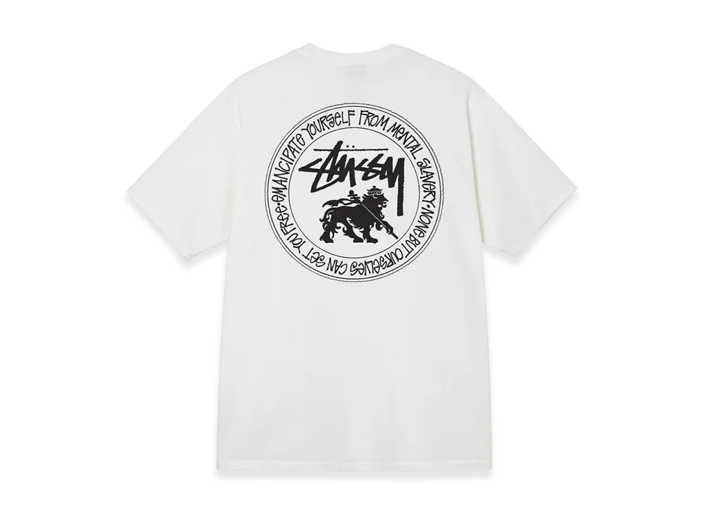 Stussy Lion Dot Pigment Dyed Tee Natural "White"