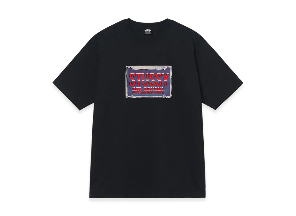 Stussy Plates Tee "Black"
