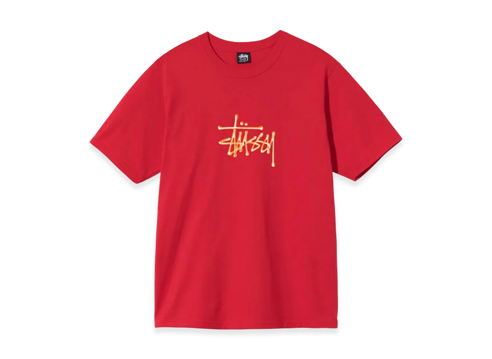 Stussy Gel Stock Tee "Red"