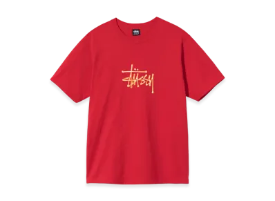 Stussy Gel Stock Tee "Red"
