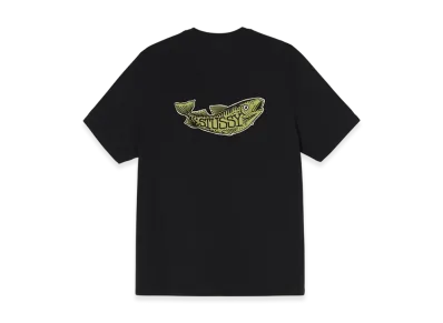Stussy Trout Pigment Dyed Tee "Black"