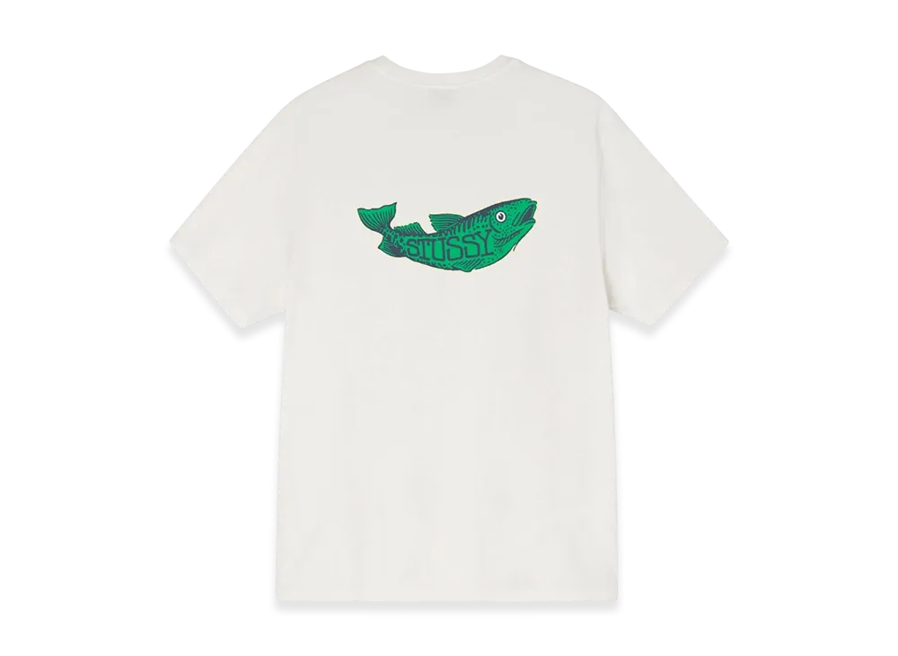 Stussy Trout Pigment Dyed Tee "Natural"