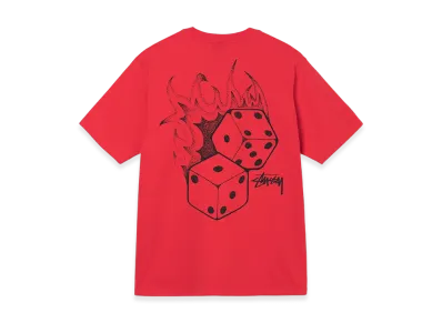 Stussy Fire Dice Tee "Red"