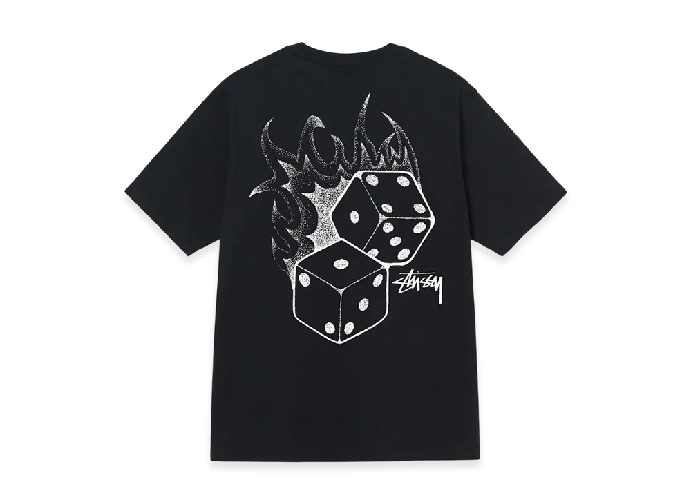 Stussy Fire Dice Tee "Black"