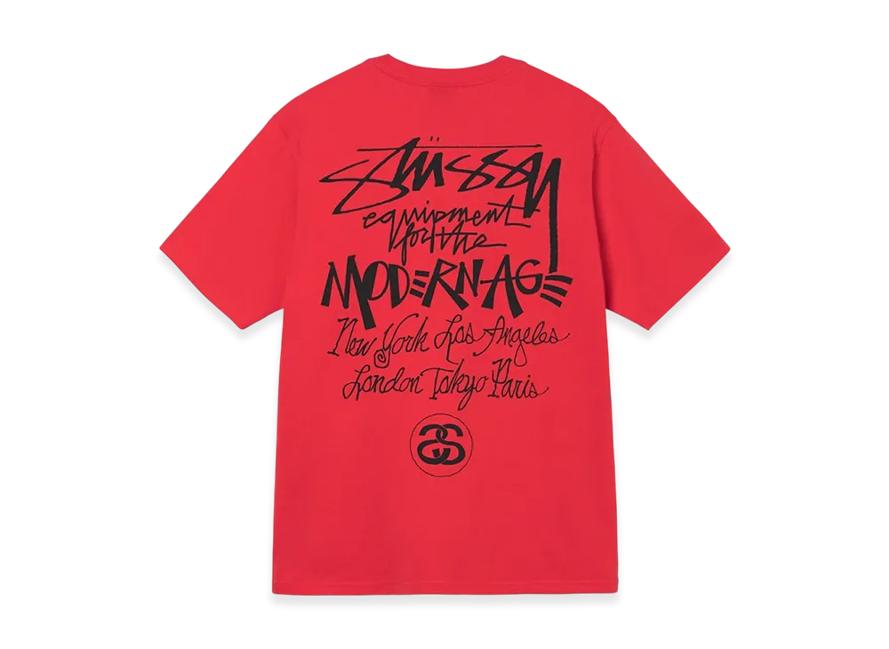 Stussy Modern Age Tee "Red"