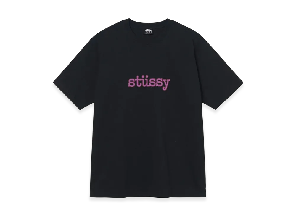 Stussy Typewriter Tee "Black"