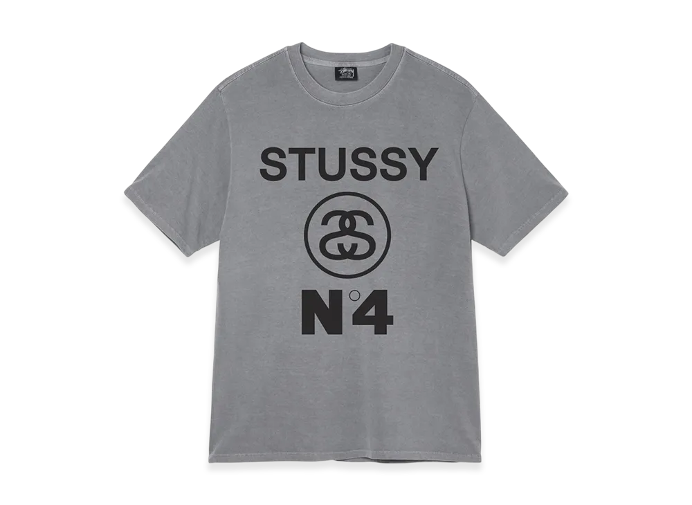 Stussy Pigment Dyed Stussy No.4 Tee "Grey"