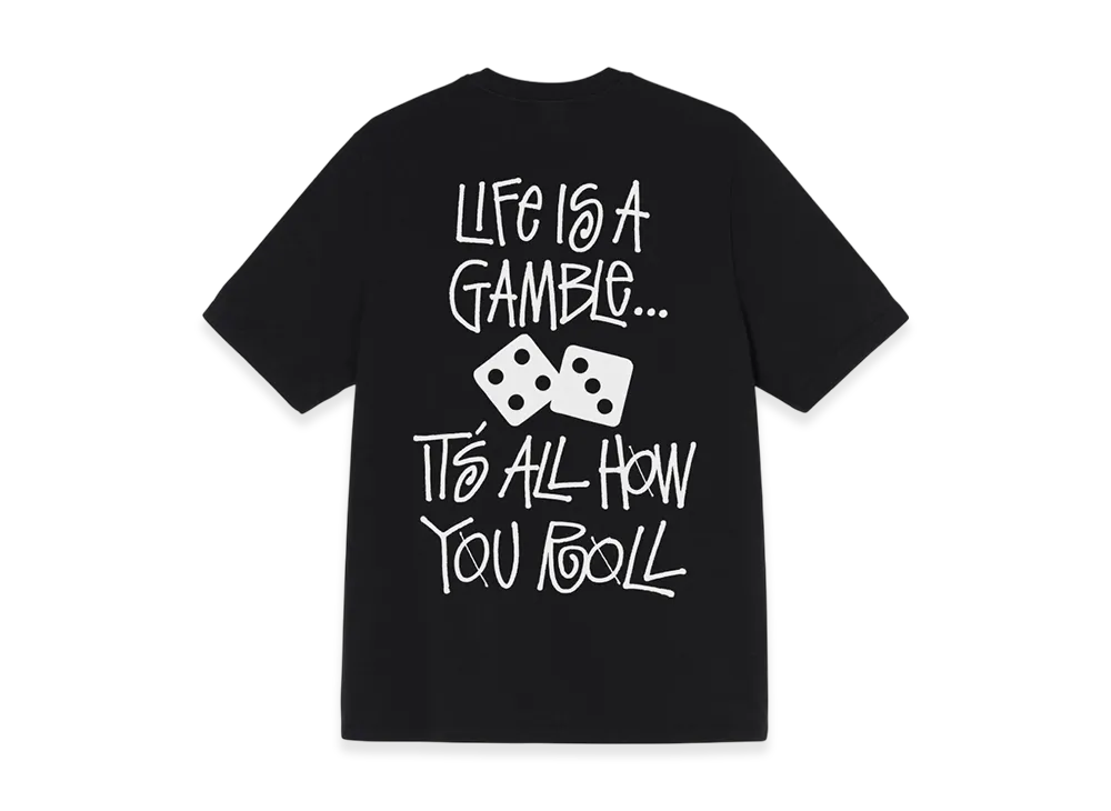Stussy Life Is A Gamble Pigment Dyed Tee "Black"
