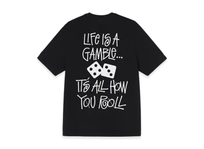 Stussy Life Is A Gamble Pigment Dyed Tee "Black"