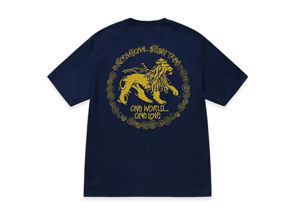 Stussy Ist Lion Tee "Navy"