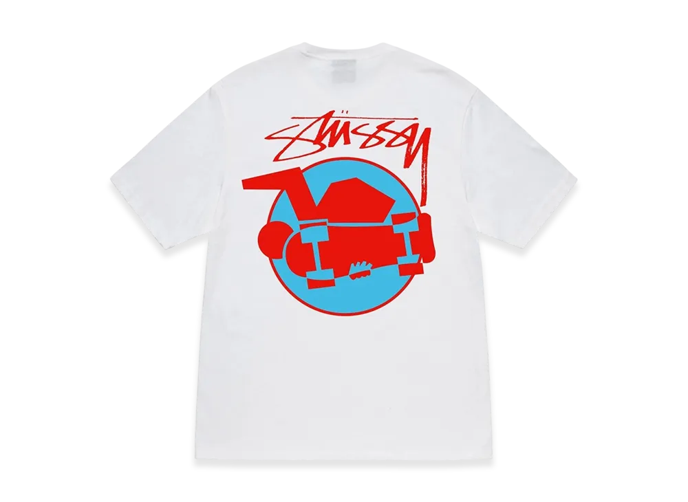 Stussy Skateman Tee "White"