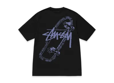 Stussy Skate Posse Pigment Dyed Tee "Black"