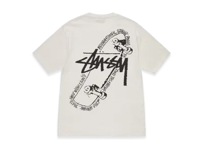 Stussy Skate Posse Pigment Dyed Tee "Natural"