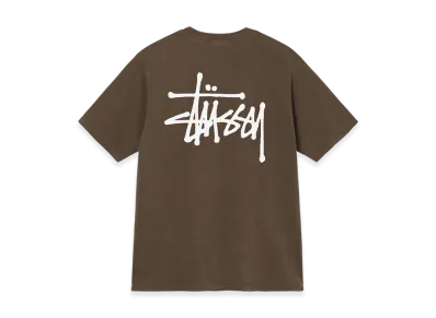 Stussy Basic Stussy Pigment Dyed Tee 2022 "Coffee"