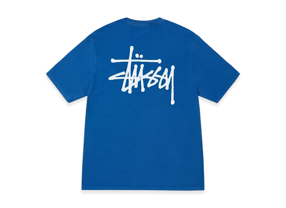 Stussy Basic Stussy Pigment Dyed Tee 2022 "Blue"