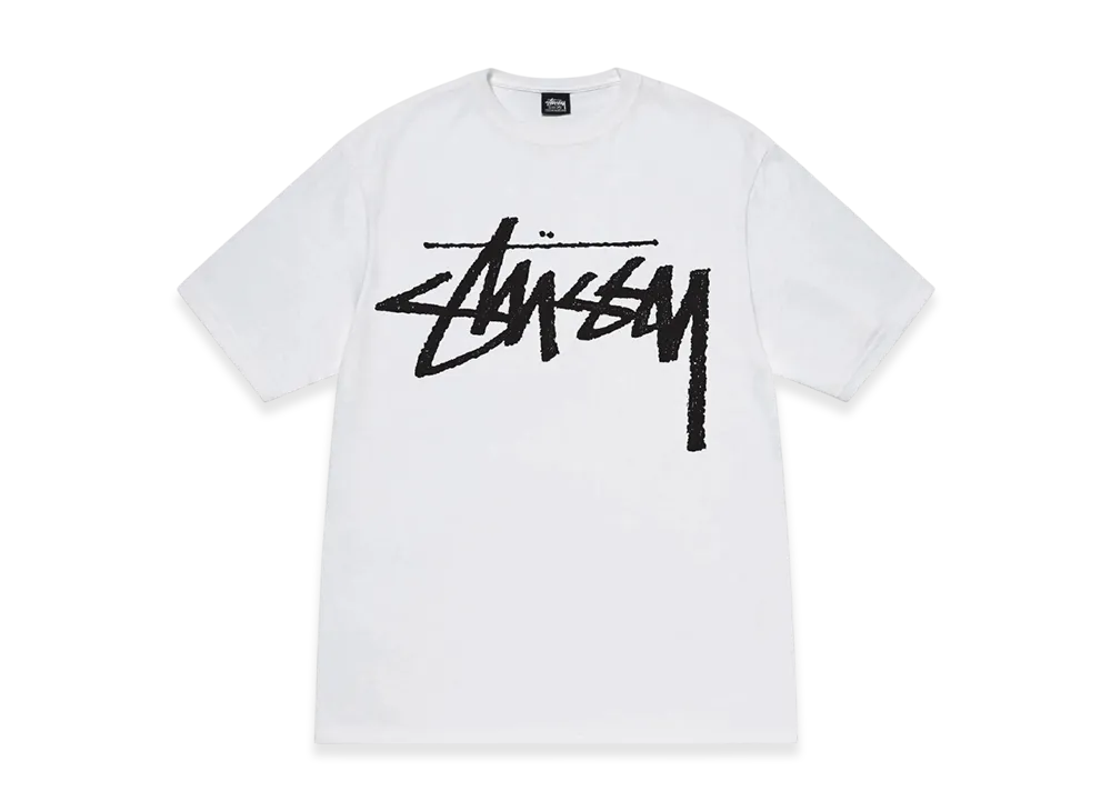 Stussy Big Stock Tee "White"