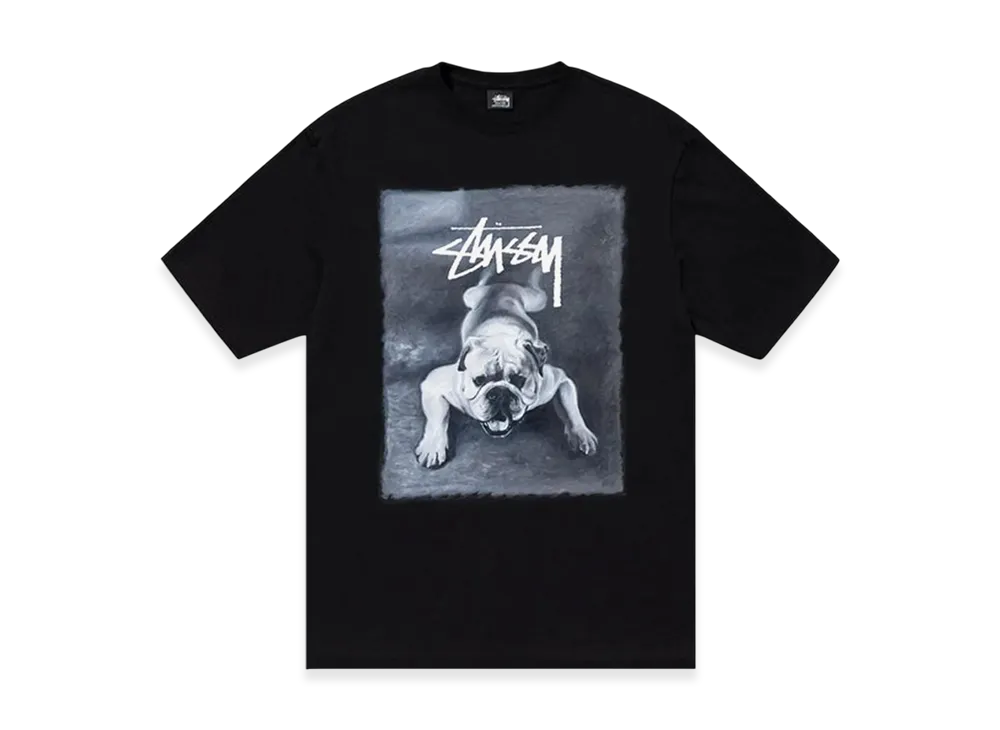 Stussy Bulldog Tee "Black"