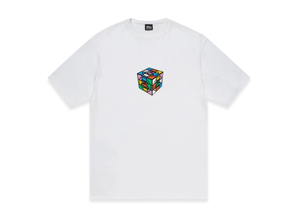 Stussy Cube Tee "White"