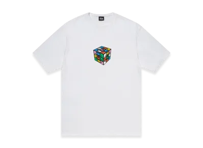 Stussy Cube Tee "White"
